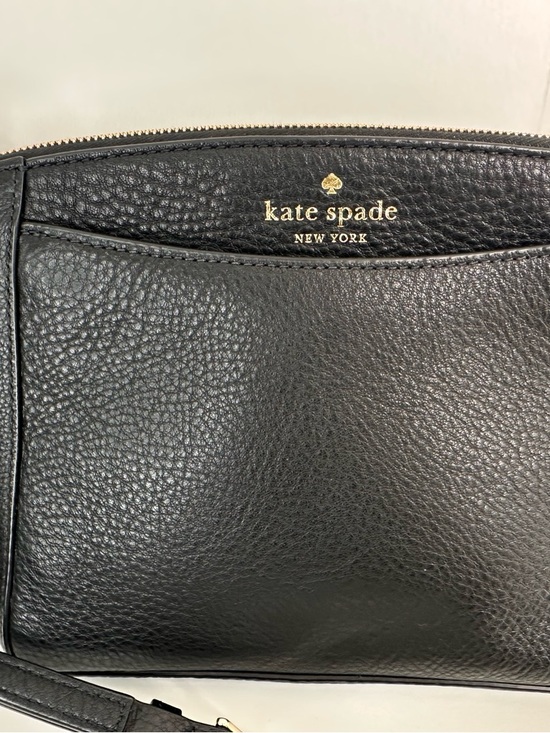 kate spade Handbags - Kate Spade Monica Crossbody Black Pebbled Leather WKR00258 $279 Retail